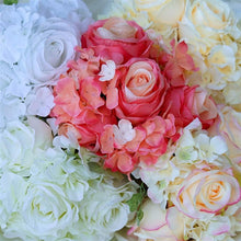 Load image into Gallery viewer, Rose & Hydrangea Bouquet Artificial Silk Flowers - Pink