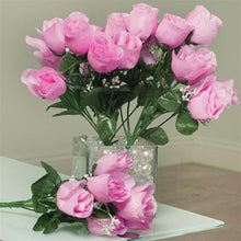 Load image into Gallery viewer, Small Rose Buds Artificial Silk Flowers - Pink