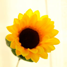Load image into Gallery viewer, Small Yellow Silk Sunflowers