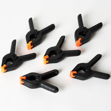 Load image into Gallery viewer, 6 Pcs 4.5"x2" Heavy Duty Nylon Photographic Backdrop Muslin Clamps Clips