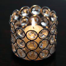Load image into Gallery viewer, Bejeweled Blitz Votive Tealight Wedding Crystal Candle Holder - 3.25" Dia x 2.75" Tall