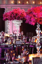 Load image into Gallery viewer, Elegant Metal Votive Tealight Crystal Candle Holder Wedding Centerpiece - 7.5"