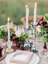 Load image into Gallery viewer, 6" Gemcut Egyption Handcrafted Crystal Glass Votive Candle Holder Table Top Wedding Centerpiece - 1 PCS