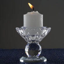 Load image into Gallery viewer, 2.5" Gemcut Egyption Handcrafted Glass Crystal Prism Votive Candlestick Holder Table Top Wedding Centerpiece - 1 PCS