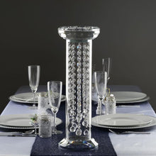 Load image into Gallery viewer, 18" Gemcut Egyptian Handcrafted Glass Crystal Pillar Vase Chandelier Table Top Wedding Centerpiece - 1 PCS