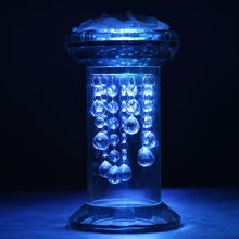 Load image into Gallery viewer, 11" Gemcut Egyptian Handcrafted Glass Crystal Pillar Vase Chandelier Table Top Wedding Centerpiece - 1 PCS