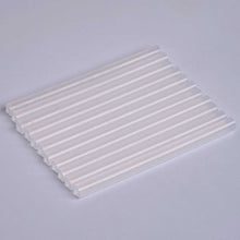Load image into Gallery viewer, 10 pcs Clear Glitter Hot Melt Glue Sticks For DIY Art Craft Sealing Repair Tool - 7mm x 4"