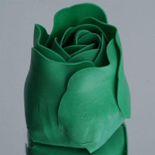 Load image into Gallery viewer, Scented Rose Soap Gift Box - Emerald Green