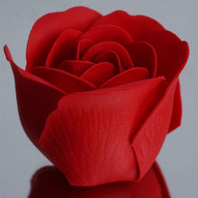 Load image into Gallery viewer, Scented Rose Soap Gift Box - Red