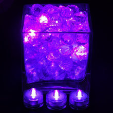 Load image into Gallery viewer, Submersible LED Waterproof Light RGB for Vase Wedding Party Fish Tank - Purple-12pcs
