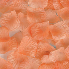Load image into Gallery viewer, 500 Silk Rose Petals For Wedding Party Table Confetti Decoration - Peach