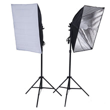 Load image into Gallery viewer, 700W Photography Softbox Lighting Kit Photo Equipment Soft Studio Light kit - 27 x 20"