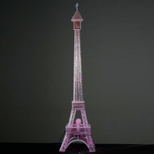 Load image into Gallery viewer, 57" Color Changing LED Metal Eiffel Tower Wedding Event Party Columns - 1PCS