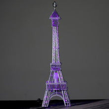 Load image into Gallery viewer, 39" Color Changing LED Metal Eiffel Tower Wedding Event Party Columns - 1PCS