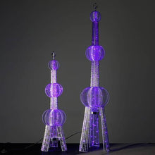Load image into Gallery viewer, 39" Color Changing LED Metal Ball Tower Wedding Event Party Columns - 1PCS