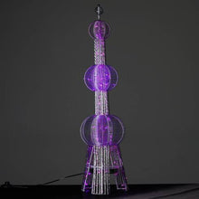 Load image into Gallery viewer, 39" Color Changing LED Metal Ball Tower Wedding Event Party Columns - 1PCS