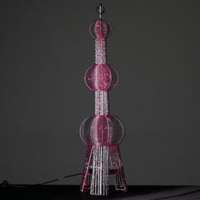Load image into Gallery viewer, 39" Color Changing LED Metal Ball Tower Wedding Event Party Columns - 1PCS