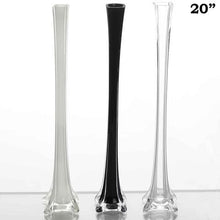Load image into Gallery viewer, 20" Black Eiffel Tower Wedding Glass Vases-12 PCS