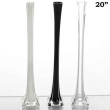 Load image into Gallery viewer, 20" Clear Eiffel Tower Wedding Glass Vases-12 PCS