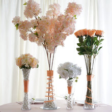 Load image into Gallery viewer, 12" Tall Clear Hourglass Shaped Floral Centerpiece Vase Wedding Party Decoration - 12 PCS