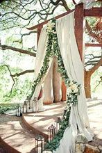Load image into Gallery viewer, Silk Rose Garland Artificial Flowers -  Burgundy - 6 ft
