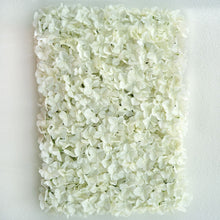 Load image into Gallery viewer, Hydrangea Artificial Flower Wall Mat Panel - Cream - 4 panels
