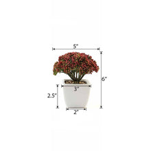 Load image into Gallery viewer, Set of 3 | 6'' Assorted Autumn Joy Sedum Artificial Plants with Pots
