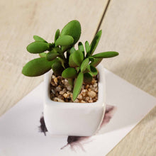 Load image into Gallery viewer, Set of 3 | 3'' Assorted Green Mini Artificial Plants with Pots
