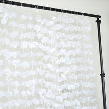 Load image into Gallery viewer, Flower Garland Backdrop - White - 6ftx6ft
