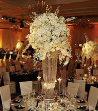 Load image into Gallery viewer, 32" Tall Exotic Designer Crystal Garland Chandelier Wedding Centerpiece
