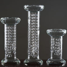Load image into Gallery viewer, 11" Gemcut Egyptian Handcrafted Glass Crystal Pillar Vase Chandelier Table Top Wedding Centerpiece - 1 PCS
