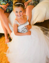 Load image into Gallery viewer, Empyrean Tulle  Floor-Length Dress - White
