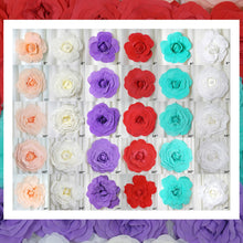 Load image into Gallery viewer, 24" Large Foam Rose Backdrop Wall Decor - Cream - 2 pcs
