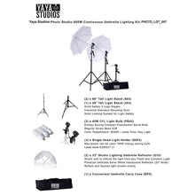 Load image into Gallery viewer, Photography Photo Portrait Studio 600W Day Light White Umbrella Continuous Lighting Kit

