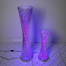 Load image into Gallery viewer, 39" Color Changing  LED Spiral Metal Wedding Event Party Tower Columns - 1 PCS
