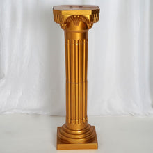 Load image into Gallery viewer, 36" Tall Gold Empire Roman Decorative Wedding Columns - 4 PCS - Height Adjustable
