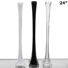 Load image into Gallery viewer, 24" White Eiffel Tower Vases-6pc 24" Black Eiffel Tower Vases-6pc
